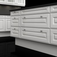 Poggenpohl +EDITION kitchen - HP 670 white high-gloss - island closeup a